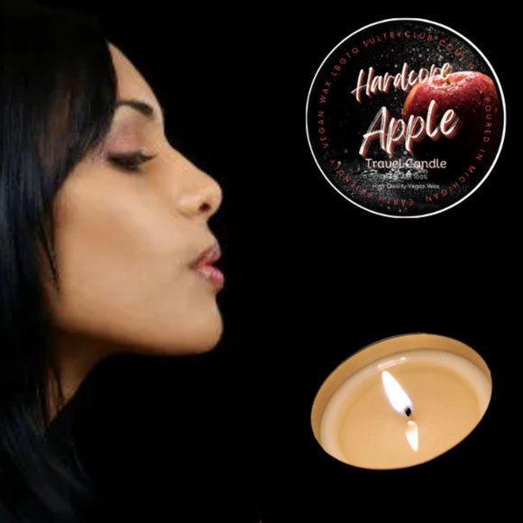 HARDCORE APPLE TRAVEL CANDLE 8 OZ - Picture 1 of 3